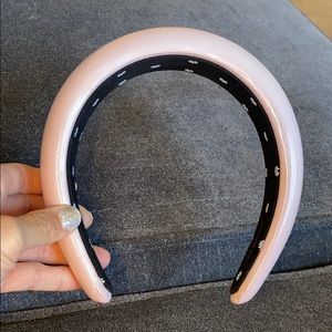 Lele Sadoughi Glossy Padded Headband in Pink